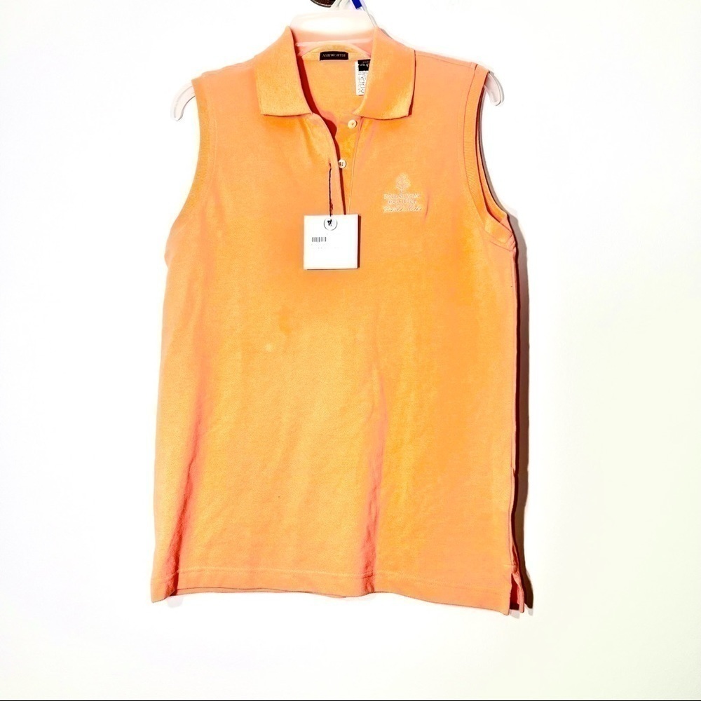 NWT Ashworth Sleeveless Polo Shirt - Small